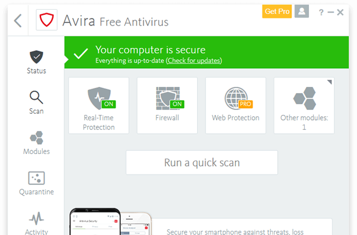 Avira Free Antivirus