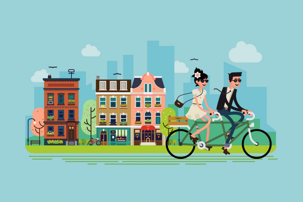 Велодорожки в городах