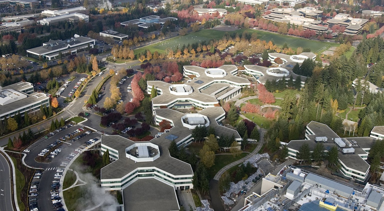 Кампус Microsoft в Сиэтле. Источник фото: www.seattletimes.com