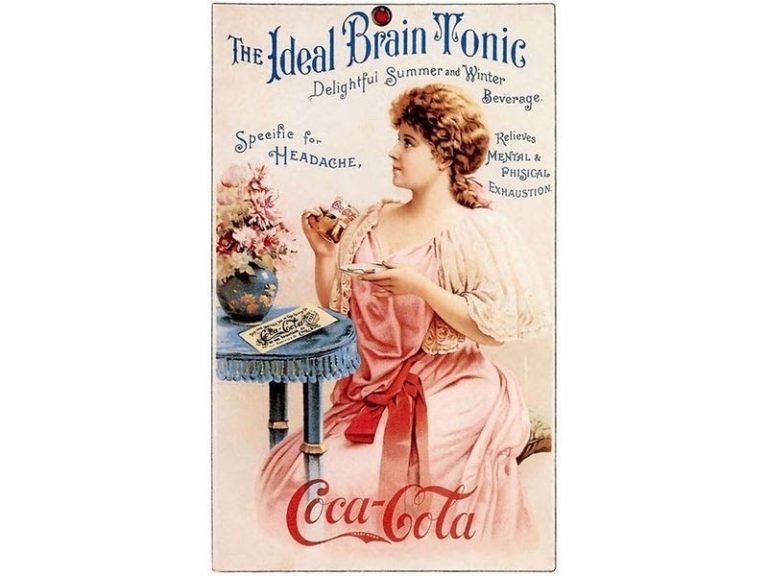 Реклама Coca-Cola как лекарства от головной боли и неврастении. Источник: Smithsonian Magazine