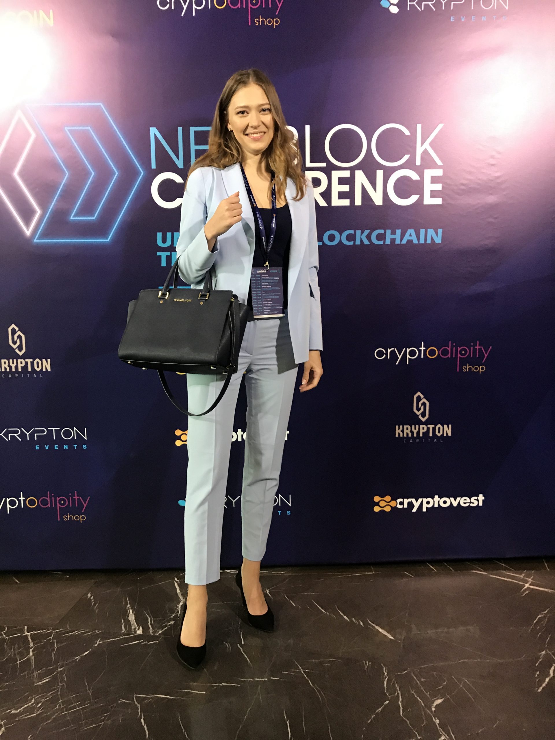 Юлия Штабская на конференциях, посвященных теме Blockchain