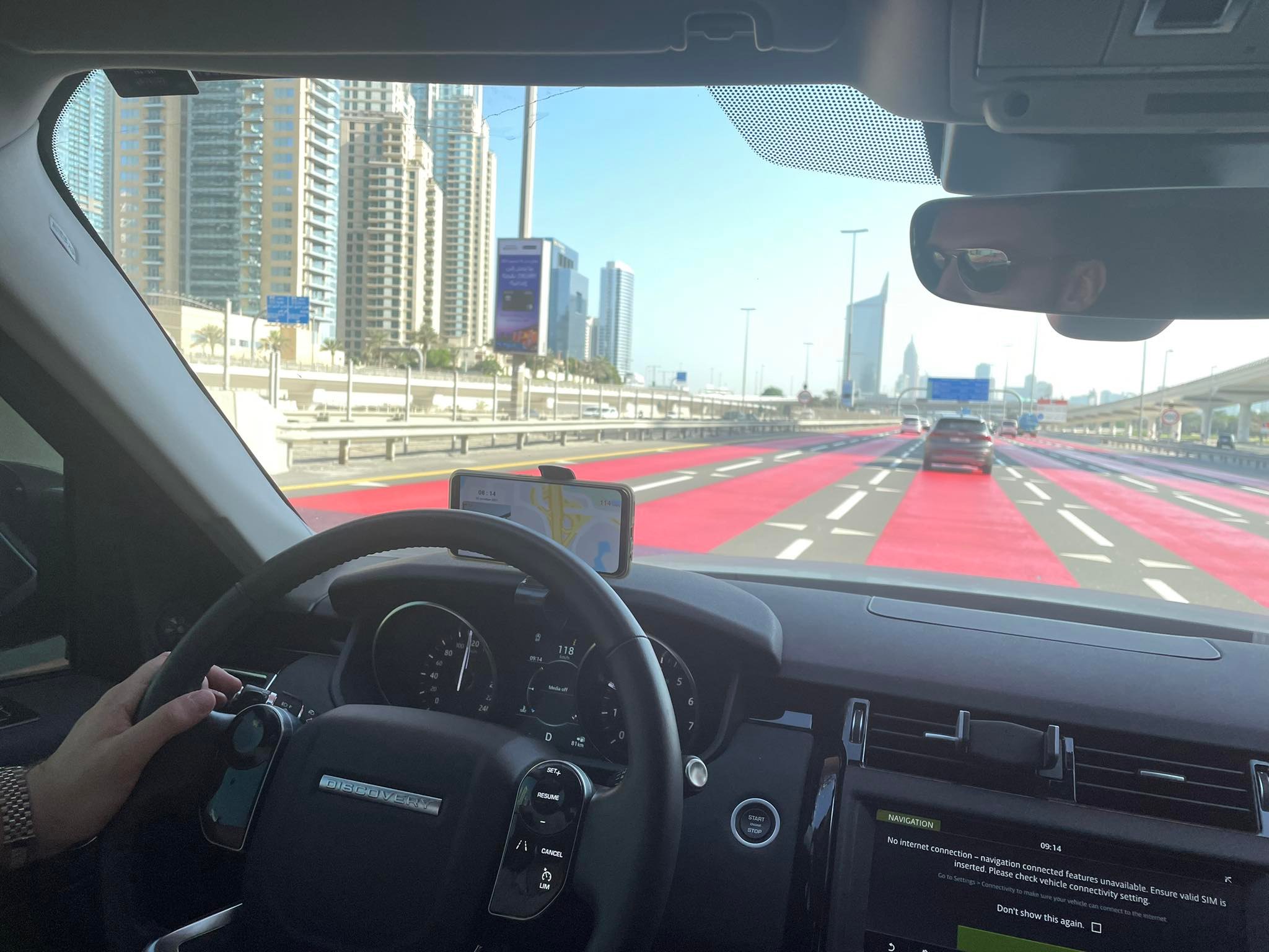 Тестирование приложения Dashcam в Дубае