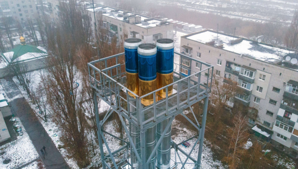Реализованный проект дымохода в г. Кременчуг