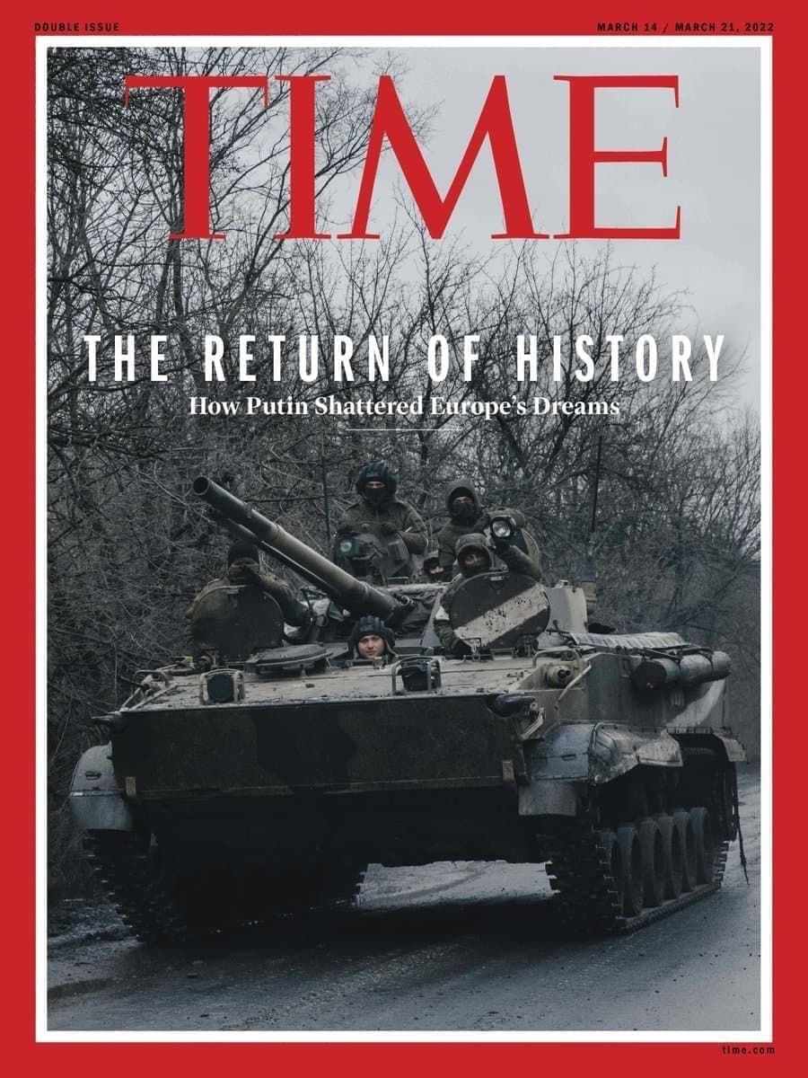Time «Повернення історії. Як путін розбив мрію Європи»