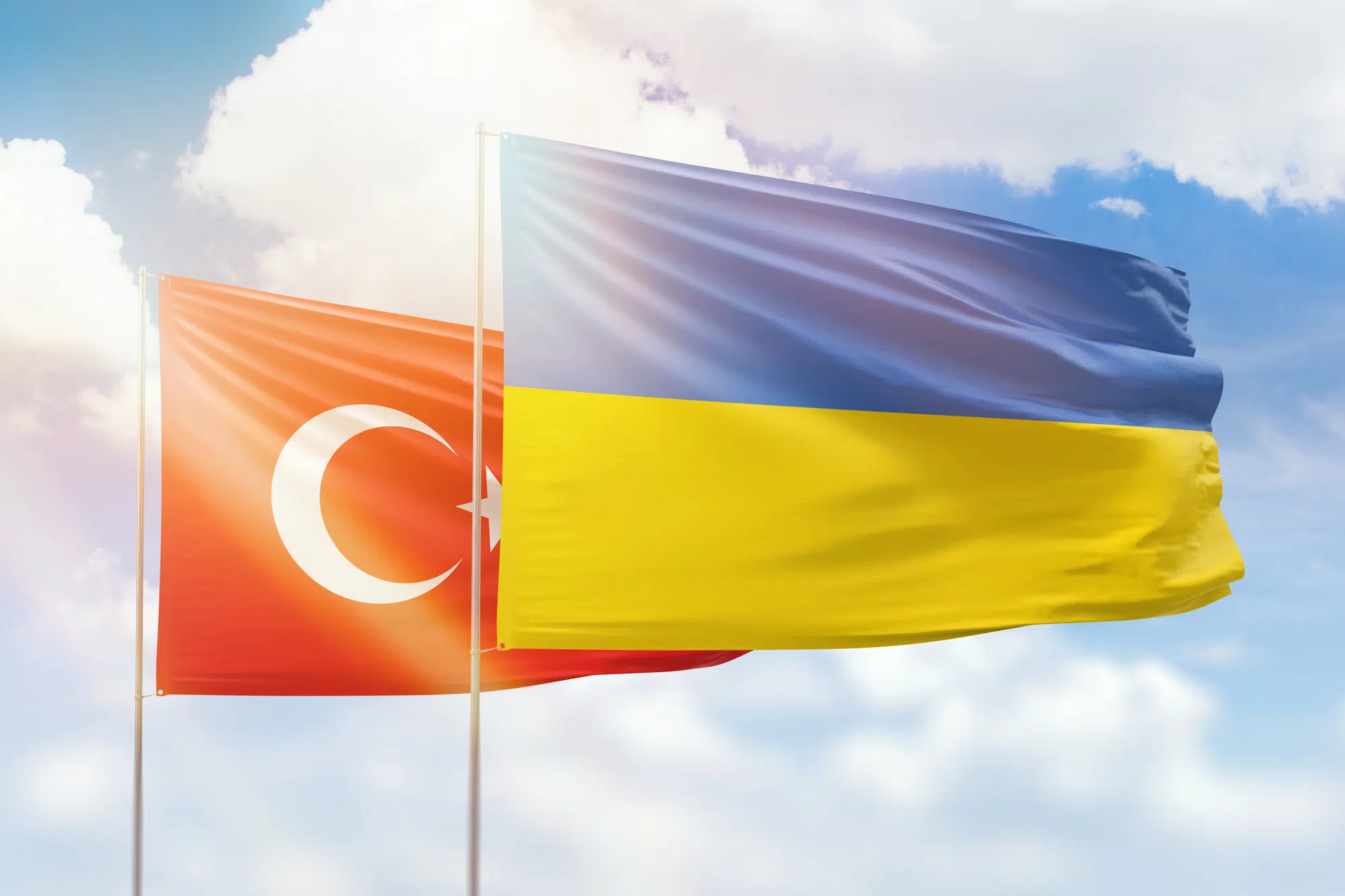 Турция Украина флаги