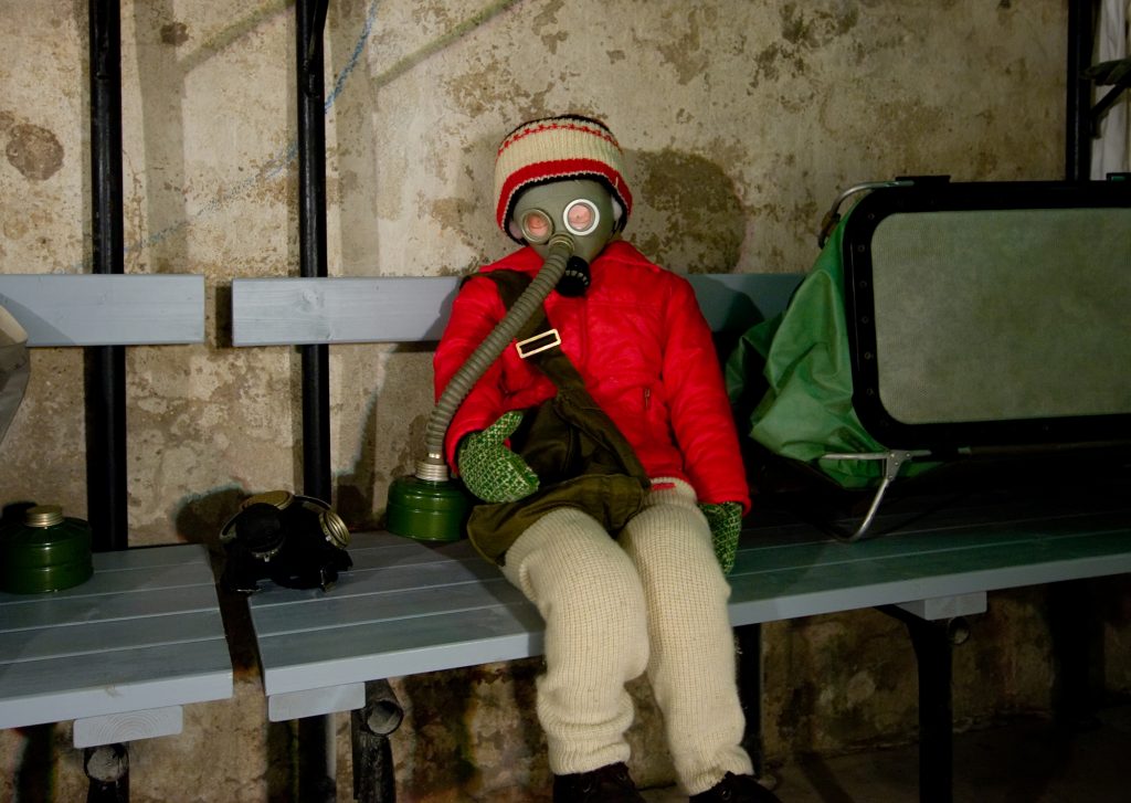 Bomb shelter interior