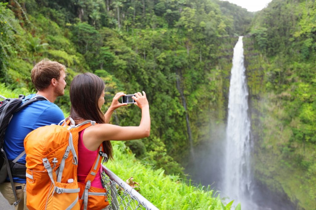Couple tourists