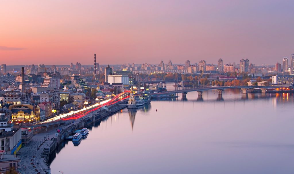 панорама Києва
