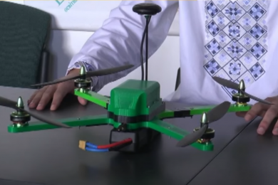 Ukrainian schoolchildren created a minesweeper drone