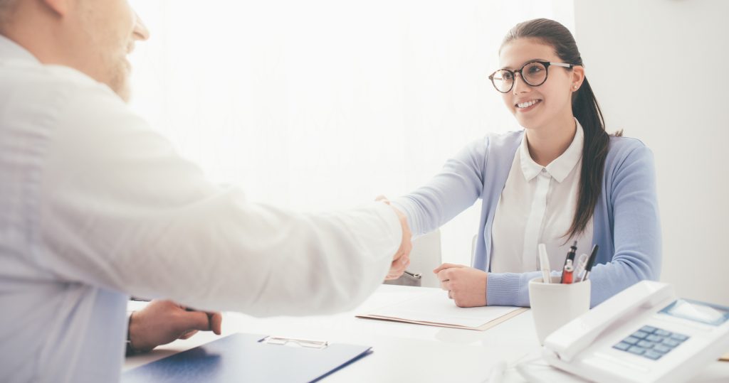 Successful job interview