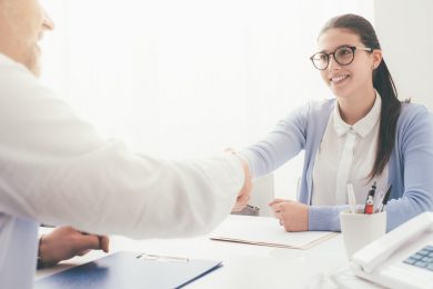 Successful job interview