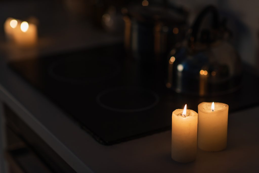 Power outage in the apartment