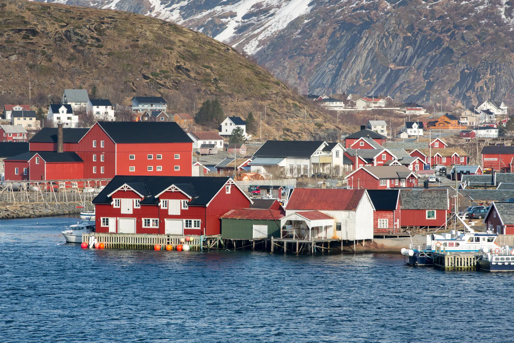 Традиционные деревянные дома в Норвегии