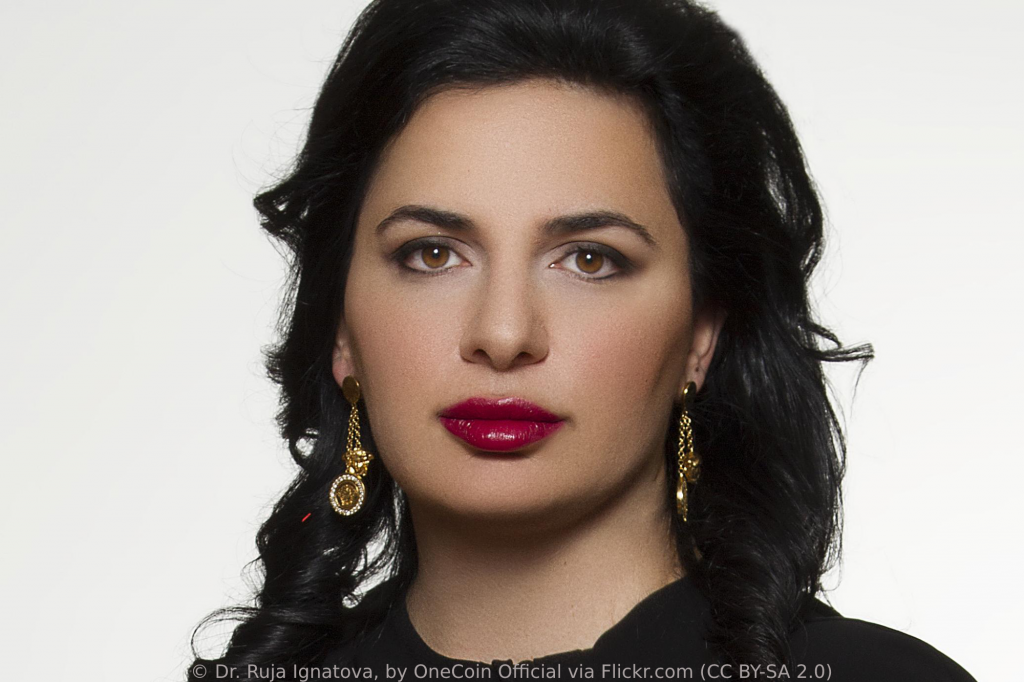 © Dr. Ruja Ignatova, by OneCoin Official via Flickr.com