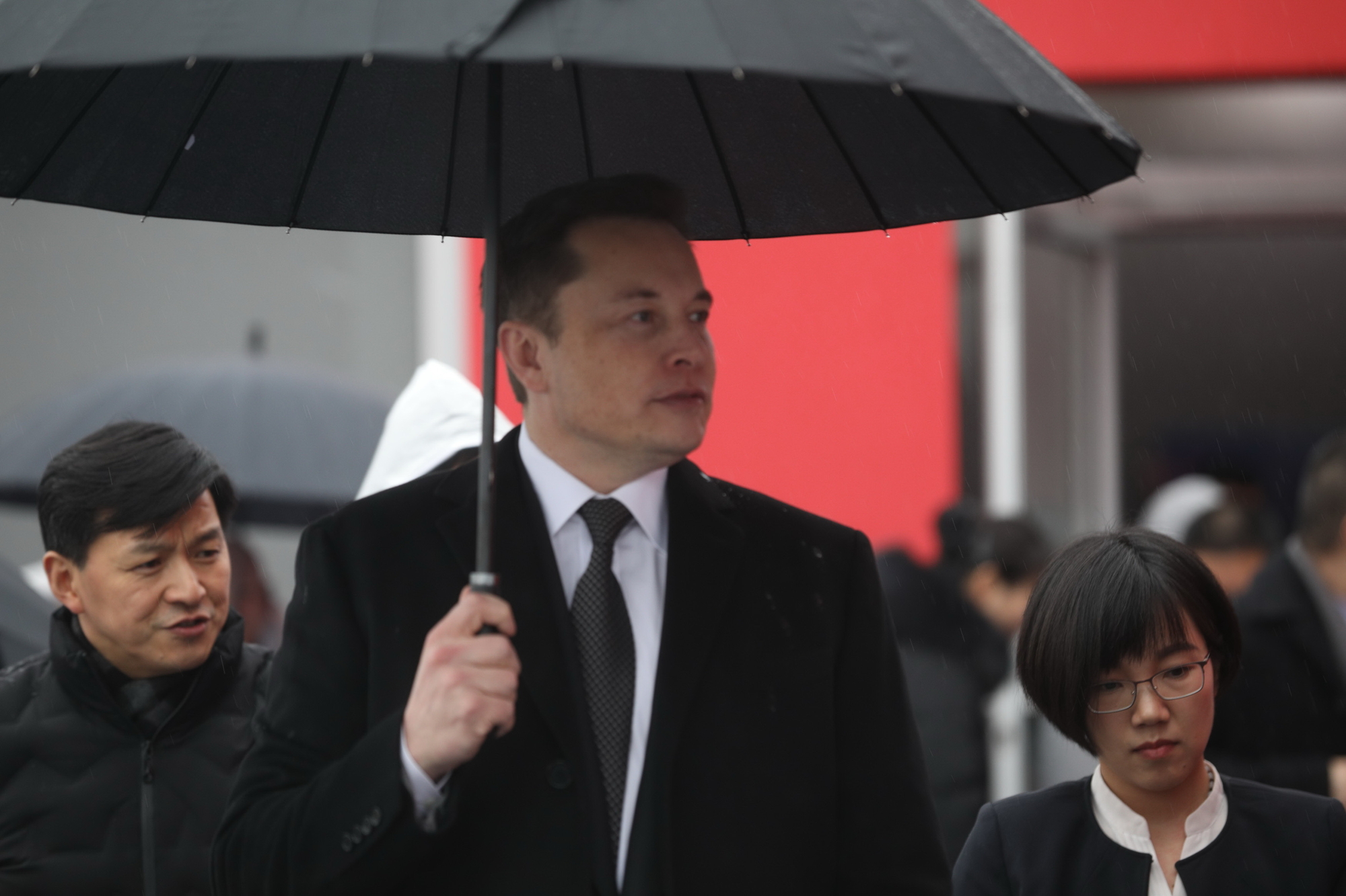 Elon Musk breaks ground on first Tesla factory outside US