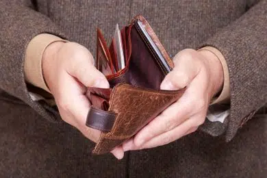 порожній гаманець