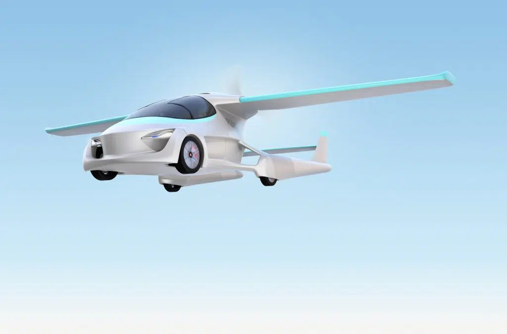 Futuristic self-piloted plane