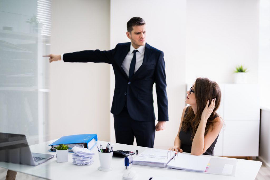 Boss Firing Female Employee