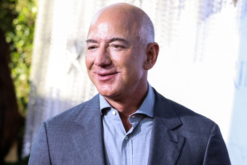 American entrepreneur and founder, executive chairman and former president and CEO of Amazon Jeff Bezos arrives at the Los Angeles Premiere Of Amazon Prime Video's 'The Lord Of The Rings: The Rings Of Power' Season 1 held at The Culver Studios on August 15, 2022 in Culver City, Los Angeles, California, United States. (Photo by Xavier Collin/Image Press Agency)