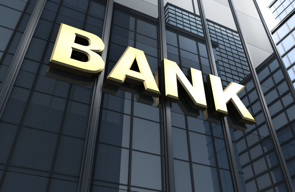 Big bank sign