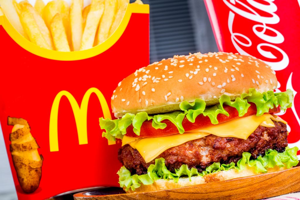 McDonald's food.