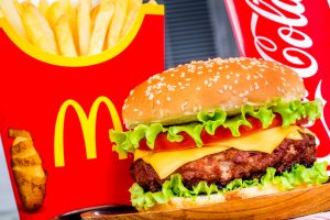 McDonald's food.