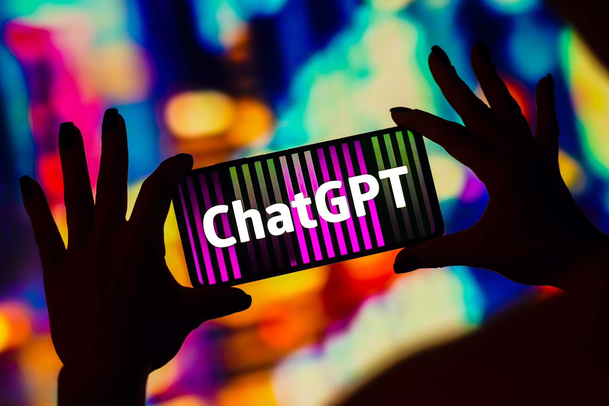 January 30, 2023, Brazil. In this photo illustration, the ChatGPT (OpenAI) logo is displayed on a smartphone screen