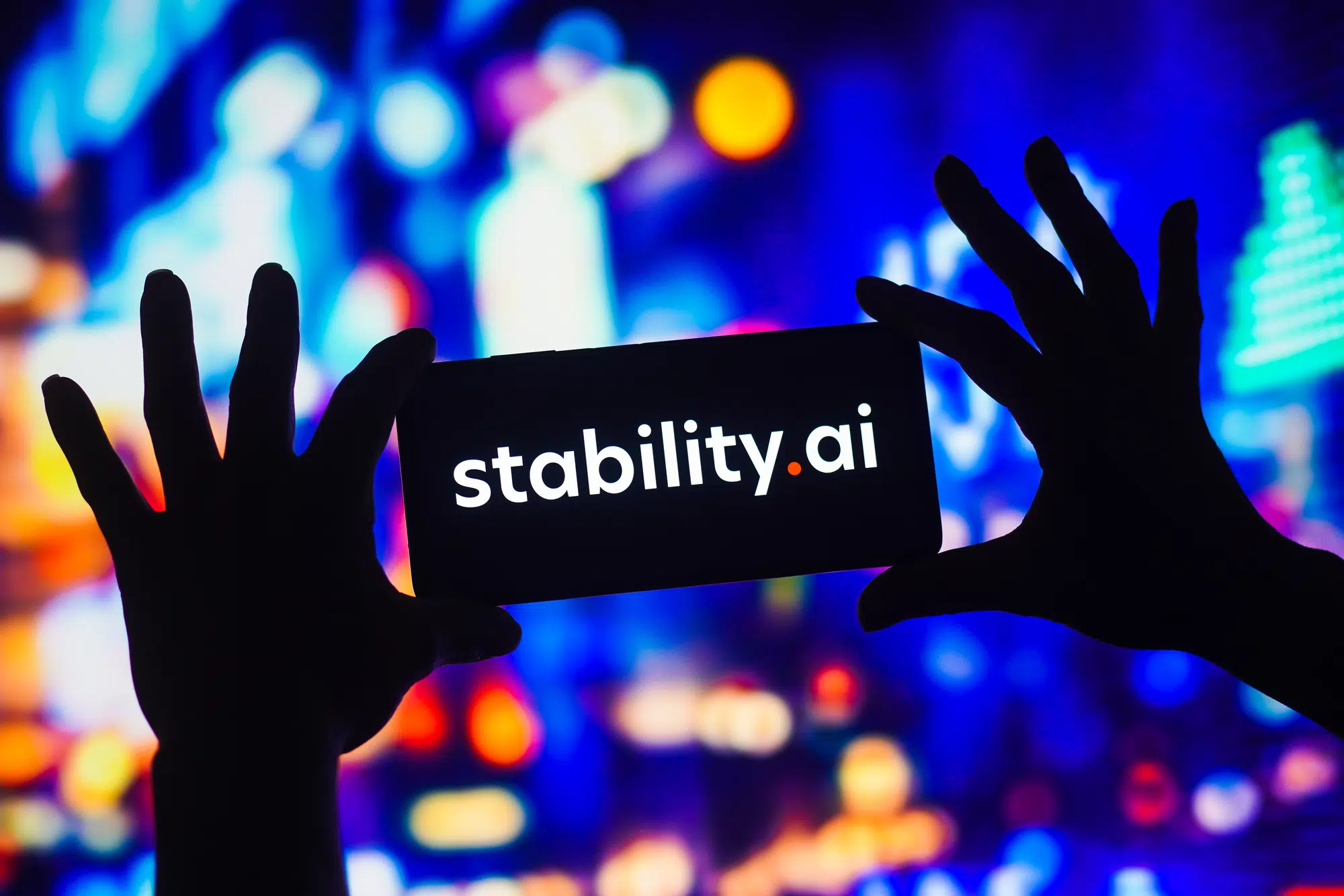 September 26, 2022, Brazil. In this photo illustration, the Stable Diffusion (Stability AI) logo seen displayed on a smartphone