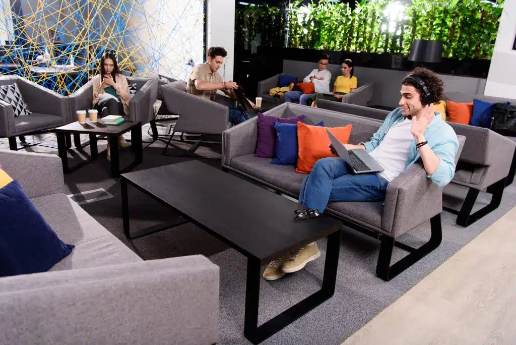Coworking, technical campus, modern conditions for comfortable work