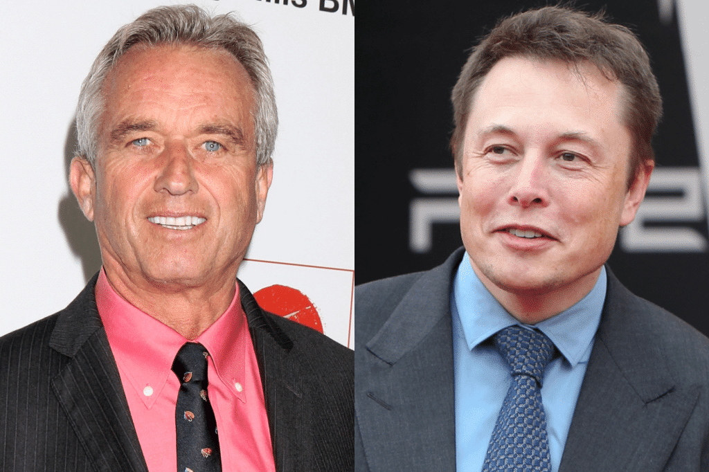 Robert Kennedy Jr., Elon Musk, collage