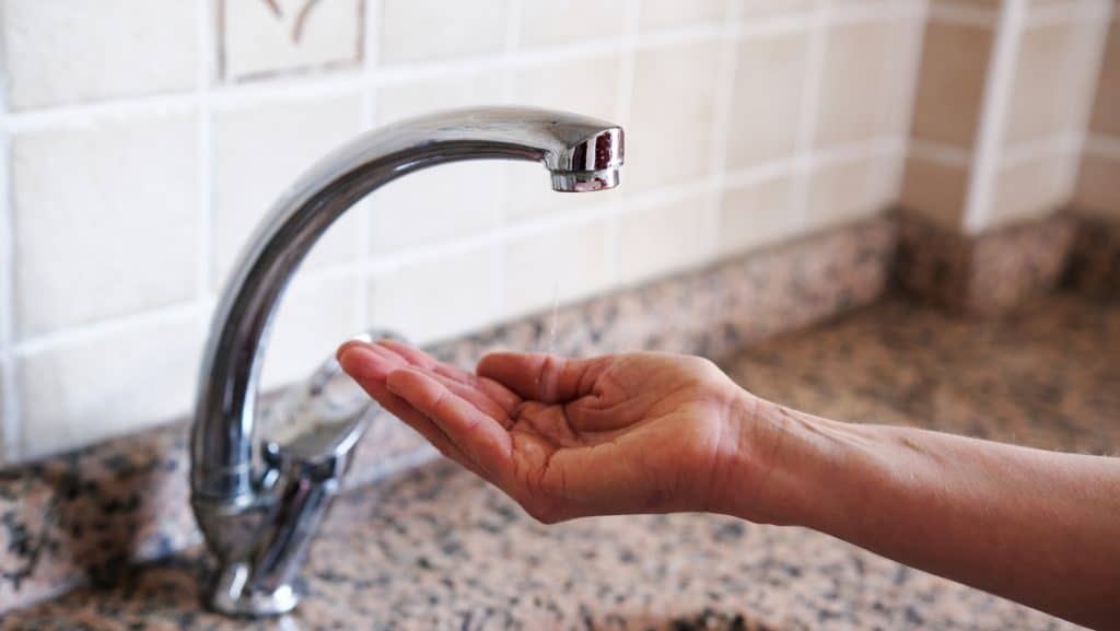 lack of water