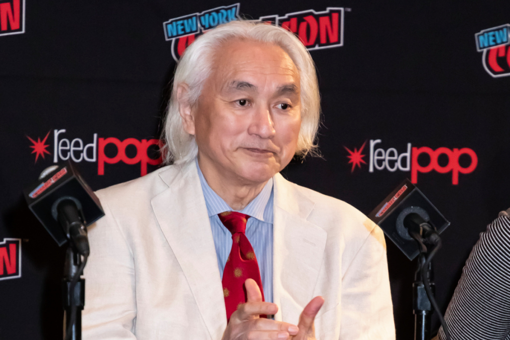 leading expert in the field of particle physics and string theory Michio Kaku
