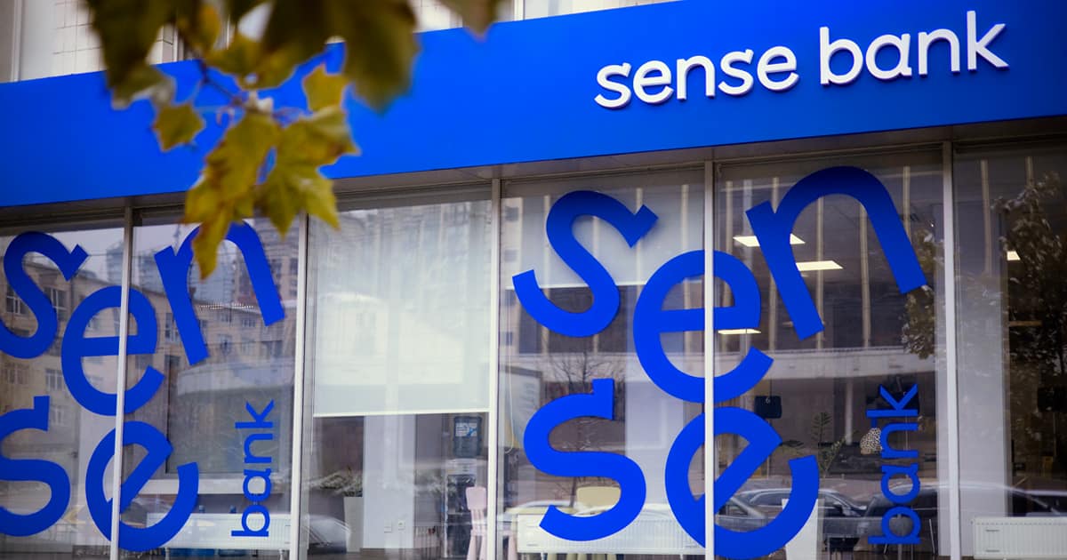 Sense Bank, фото фасаду одного з відділень