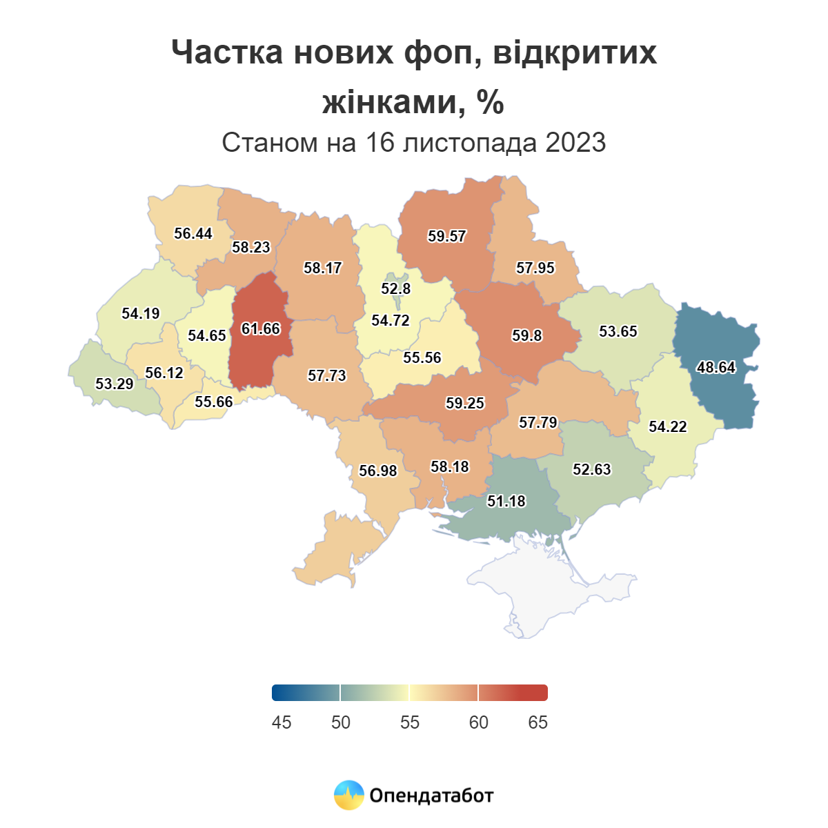 карта Украины фопы опендатабот