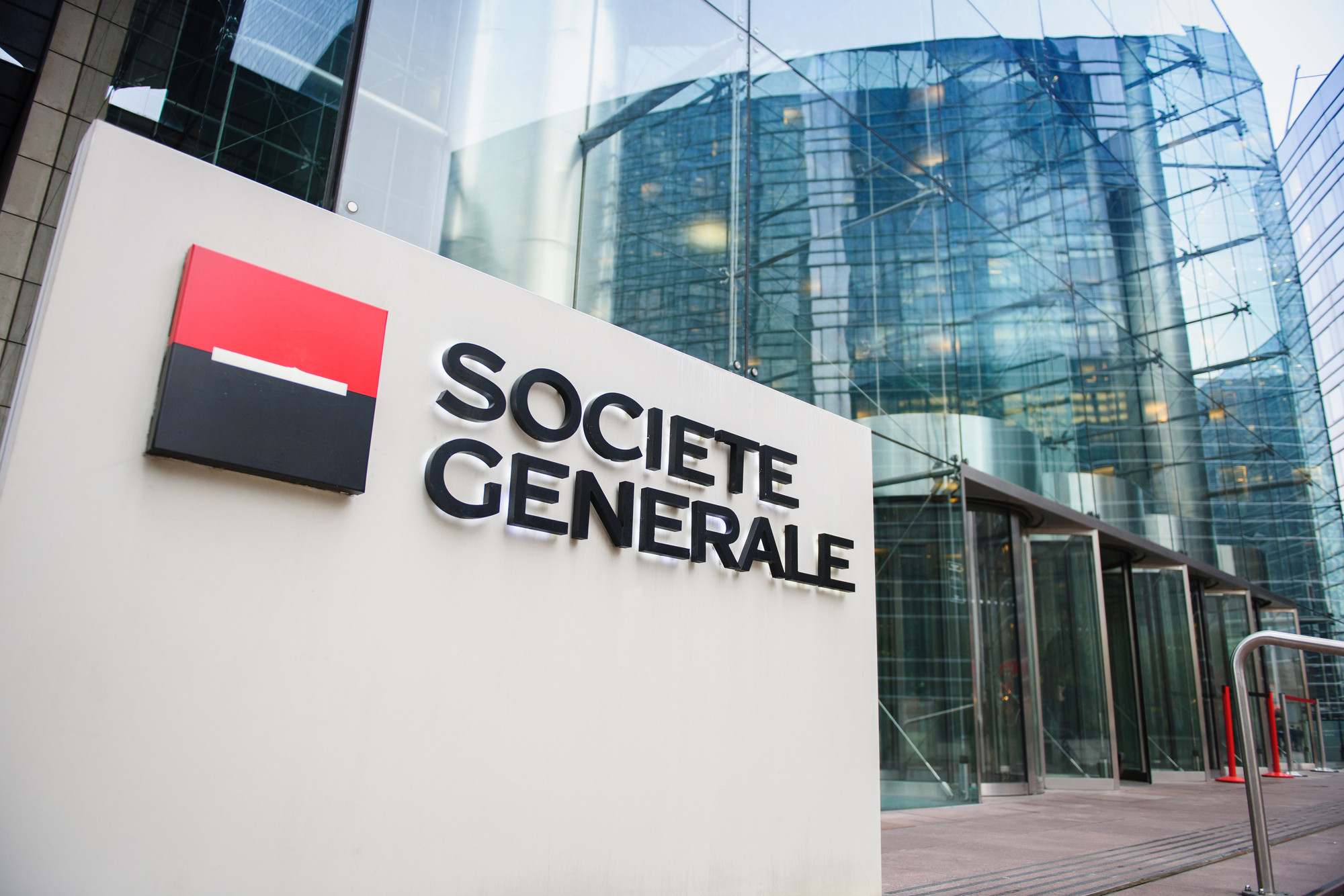 Банк Société Générale, фасад