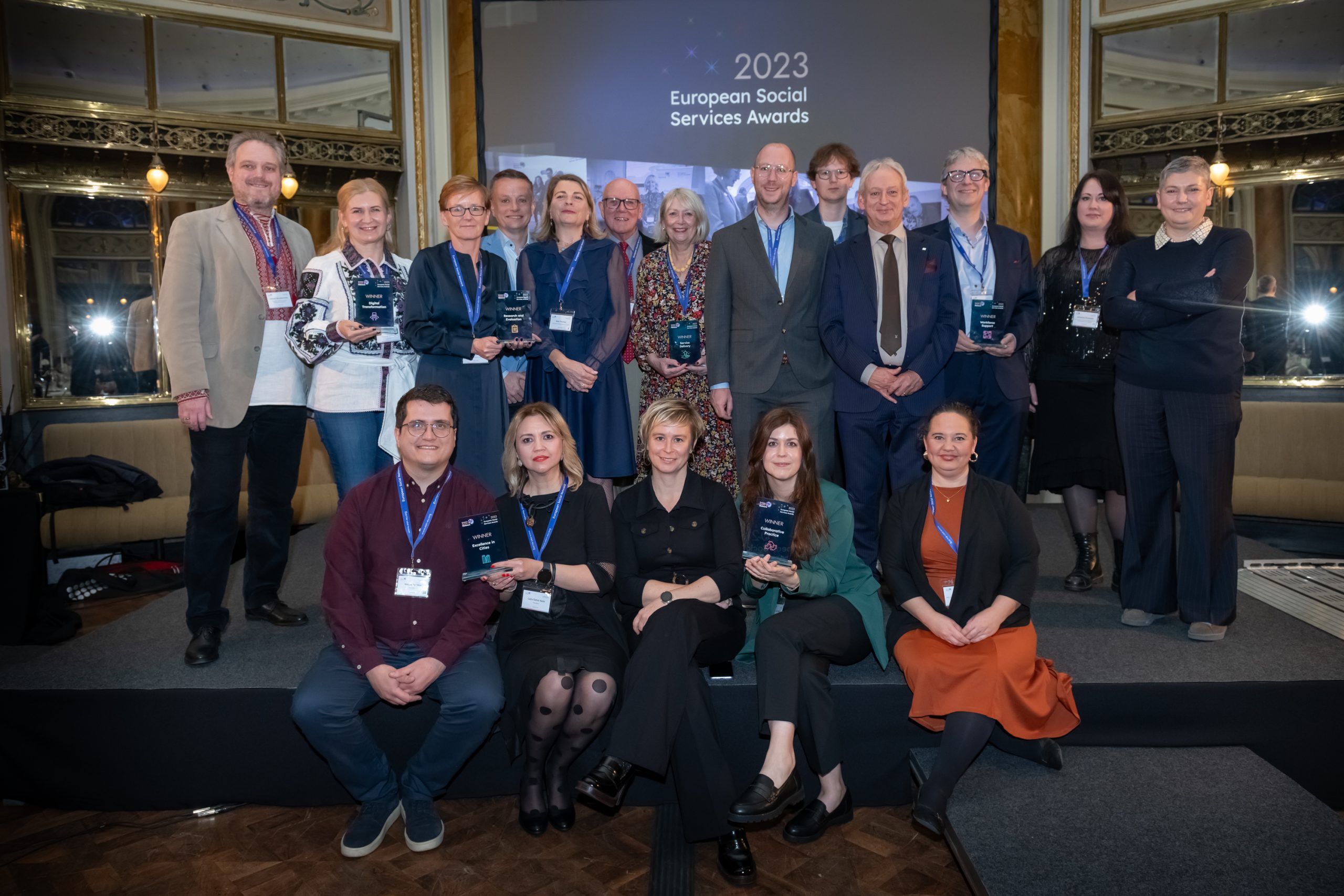 Команда «‎Медирент» на церемонії European Social Services Awards 2023