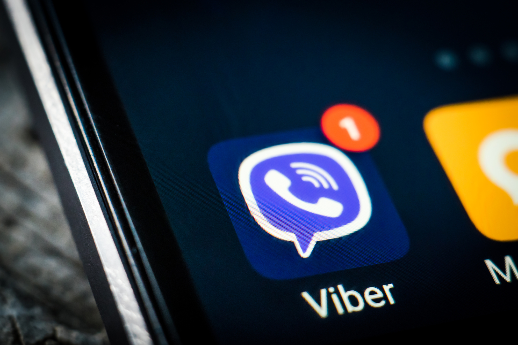 Viber застосунок на телефоні