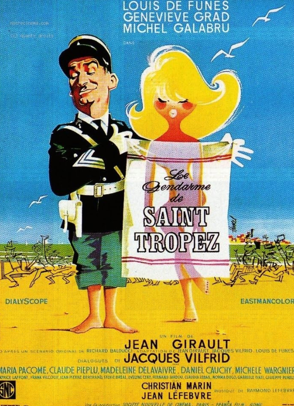 «Жандарм із Сен-Тропе» (1964), постер. Скриншот: IMDB