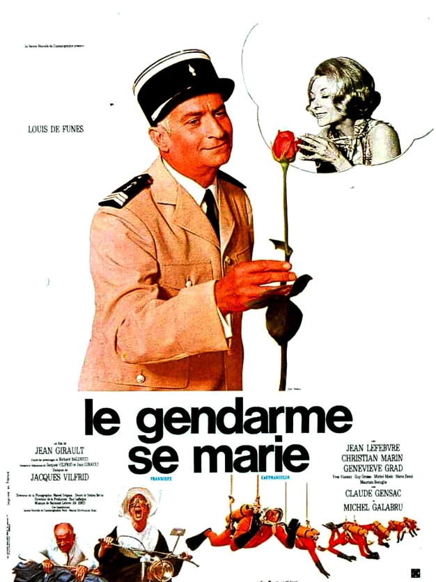 «Жандарм одружується» (1968), постер. Скриншот: IMDB