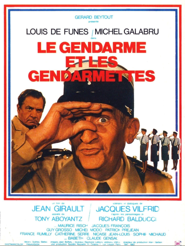 «Жандарм і жандарметки» (1982), постер. Скриншот: IMDB