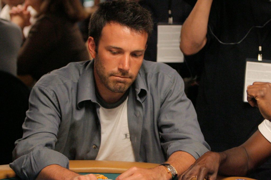 Бен Аффлек за грою в покер