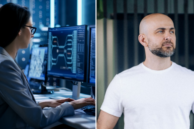 Лисий чоловік з айтівцем