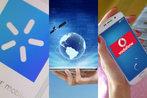«Київстар», супутниковий інтернет (фотоконцепт), «Vodafone Україна», колаж