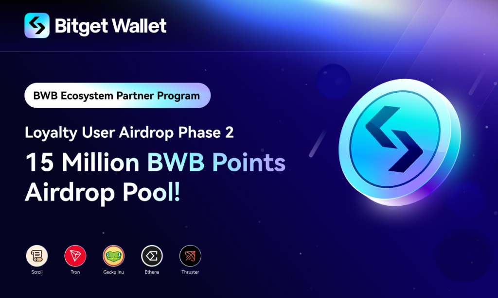 Гаманець Bitget Wallet запускає систему BWB Points Airdrop, зміцнюючи співпрацю з Ethena