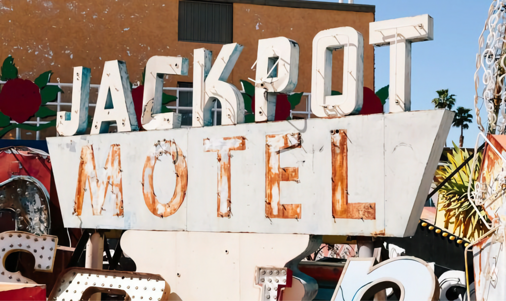Вивіска Jackpot Motel