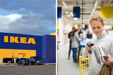 IKEA , жінка купляє в IKEA