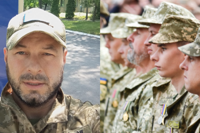 Дмитро Лазуткін, українські військові, колаж
