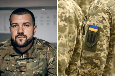 чоловік у військовій формі