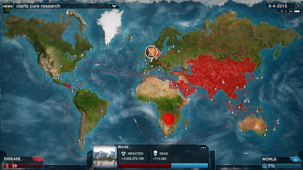 Plague Inc. Кадр з гри