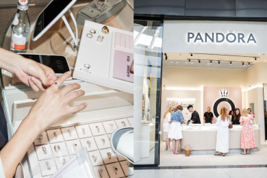 Pandora Evoke в Lavina Mall, колаж
